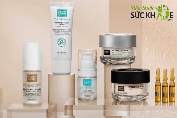 Thương hiệu Martiderm sở hữu các sản phẩm chăm sóc cho mọi loại da