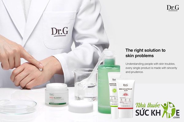 Các sản phẩm của Dr G đều được kiểm nghiệm lâm sàng nghiêm ngặt trước khi ra mắt người tiêu dùng