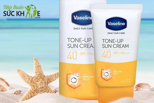 Kem chống nắng Vaseline Tone-Up Sun Cream SPF40+ PA+++
