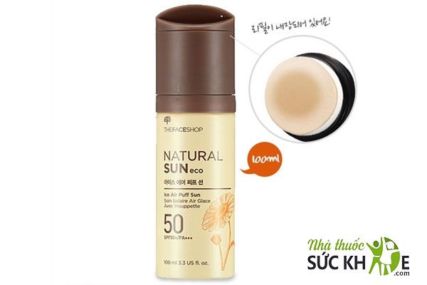 Xịt chống nắng Natural Sun Eco Cooling Spray Sun Solaire
