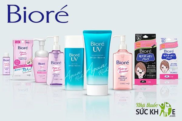 Thương hiệu Biore cung cấp đa dạng các dòng sản phẩm chăm sóc da