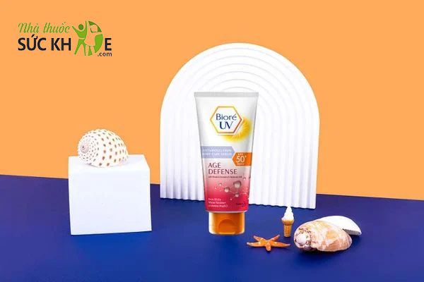 Kem chống nắng body Biore dưỡng thể, kháng bụi Anti - Pollution Body Age Defense