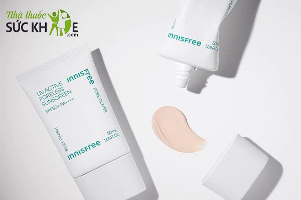 Kem chống nắng Hàn Quốc Innisfree UV Active Poreless Sunscreen SPF50+ PA++++