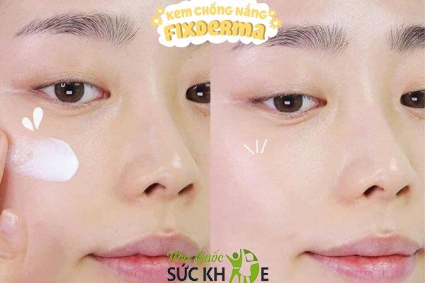 Kem chống nắng Fixderma thấm nhanh, nâng tone tự nhiên
