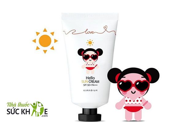 Kem chống nắng Karadium Pucca Hello Sun Cream
