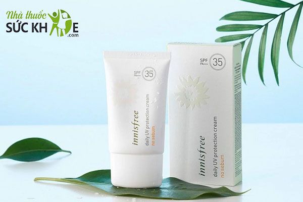 Kem chống nắng Innisfree da dầu Innisfree Daily UV Protection Cream No Sebum SPF35 PA+++