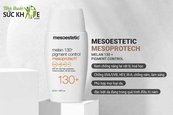 Kem chống nắng Mesoestetic Mesoprotech Melan 130 Pigment Control