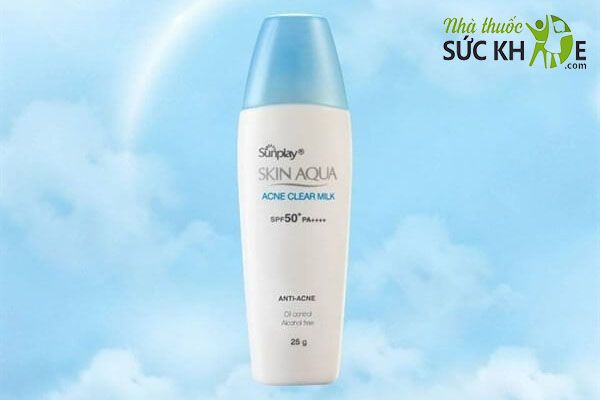 Kem chống nắng Sunplay Skin Aqua Acne Clear Milk