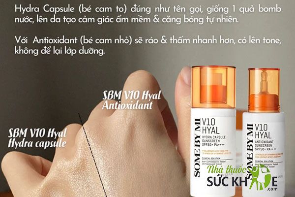Kem chống nắng chống nắng và cấp ẩm, nuôi dưỡng làn da