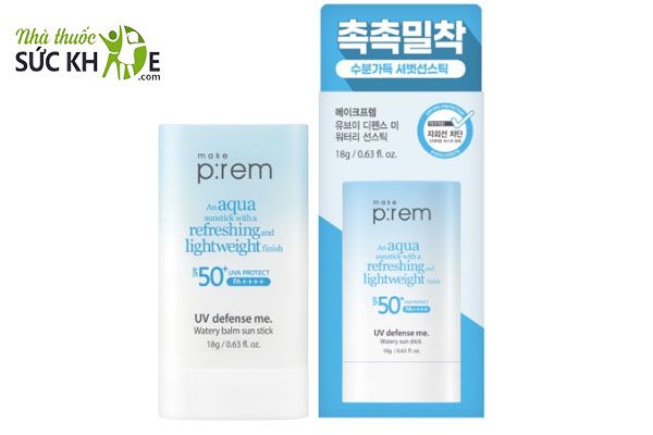 Thỏi kem chống nắng Prem UV Defense Me Watery Balm Sun Stick