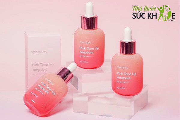 Serum chống nắng Hàn Quốc Cellapy Pink Tone Up Ampoule