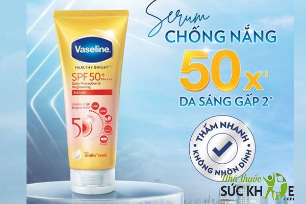 Serum chống nắng cho body Vaseline Healthy Bright Daily Protection & Brightening