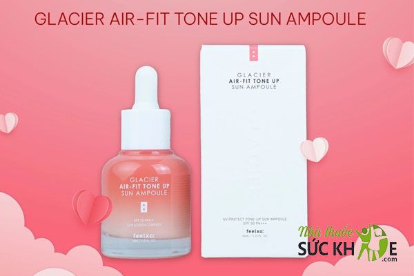 Serum chống nắng trắng da Feelxo Glacier Air-Fit Tone Up Sun Ampoule