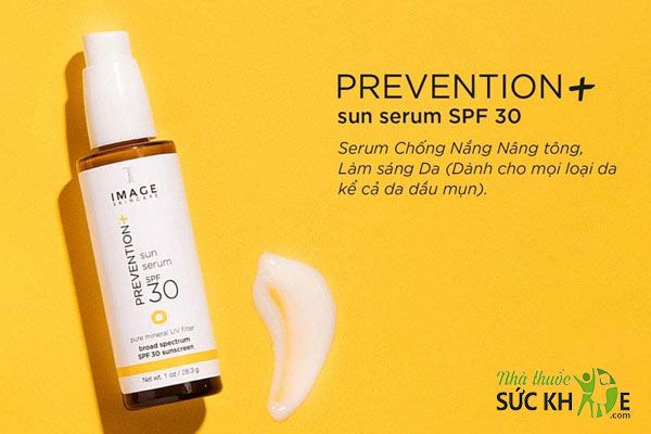 Kem chống nắng Image nâng tone  Prevention+ Sun Serum SPF 30 dạng tinh chất