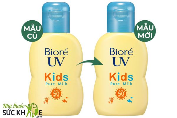 Kem chống nắng Bioré UV Kids Pure Milk SPF50+ PA+++ cho trẻ em
