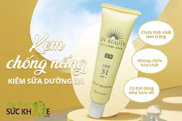 Sữa chống nắng Naris UV Beauty Sun Screen White Facial Protector SPF31
