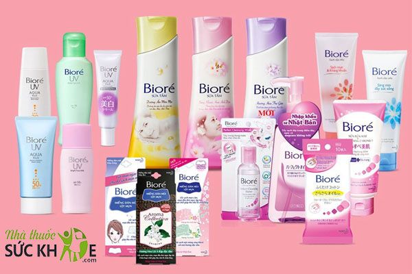 Thương hiệu Biore nổi tiếng của Nhật Bản
