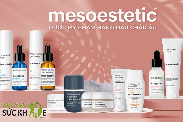 Thương hiệu Mesoestetic cung cấp các dòng sản phẩm chăm sóc da cao cấp