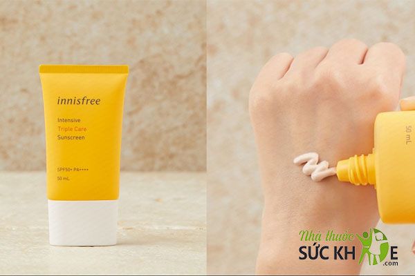 Kem chống nắng Innisfree cho da dầu mụn nhạy cảm Innisfree Triple Care