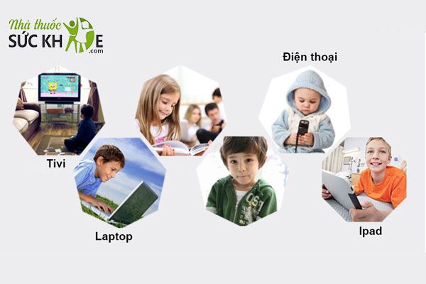 Ánh sáng xanh từ các thiết bị điện tử