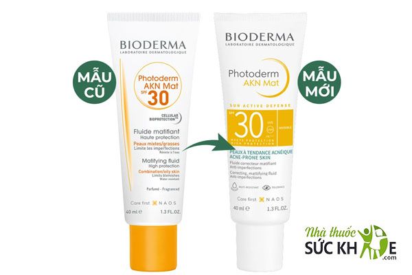 Kem chống nắng dành cho da dầu mụn Bioderma AKN Mat SPF 30