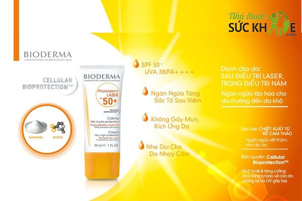 Kem chống nắng Bioderma Photoderm Laser