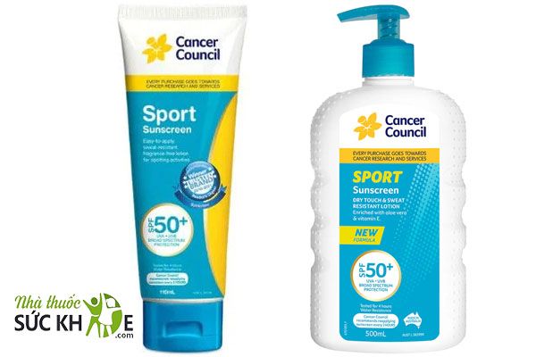 Kem chống nắng Cancer Council Sport Sunscreen