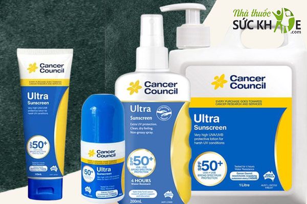 Kem chống nắng Cancer Council cho body Ultra Sunscreen