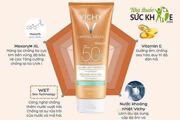 Kem chống nắng da mặt Vichy Ideal Solei