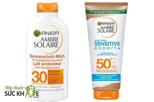 Kem chống nắng của Nga Garnier Ambre Solaire