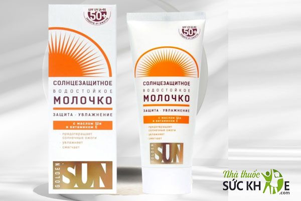 Kem chống nắng của Nga Golden Sun