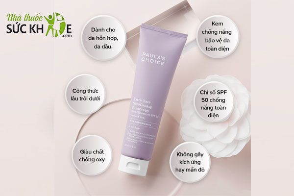 Kem chống nắng Paula’s Choice cho mặt và body Extra Care Non – Greasy Sunscreen 