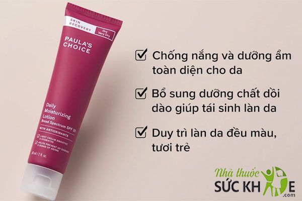Kem chống nắng Paula's Choice Skin Recovery Daily Moisturizing Lotion