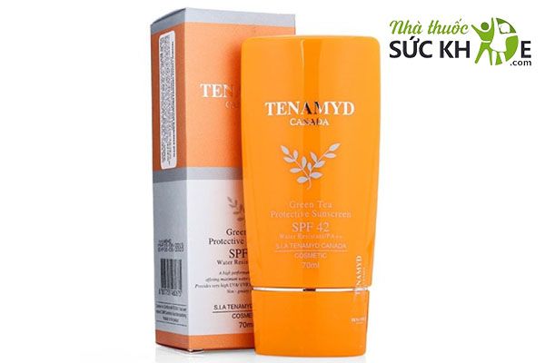 Kem chống nắng Tenamyd cho da dầu mụn trà xanh Green Tea Protective Sunscreen