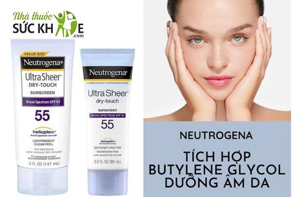 Kem chống nắng Neutrogena Ultra Sheer Dry- Touch