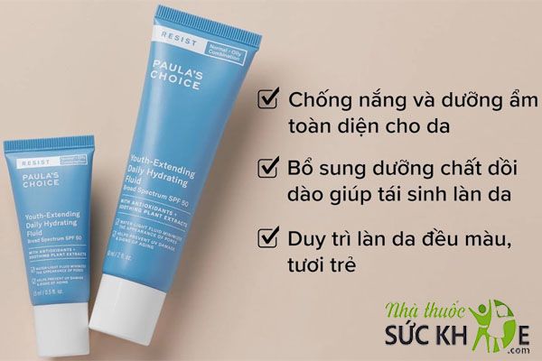 Kem chống nắng Paula's Choice Resist Youth-Extending Daily Mattifying Fluid SPF 50