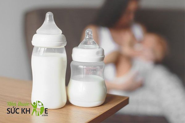 Pha lẫn với sữa công thức