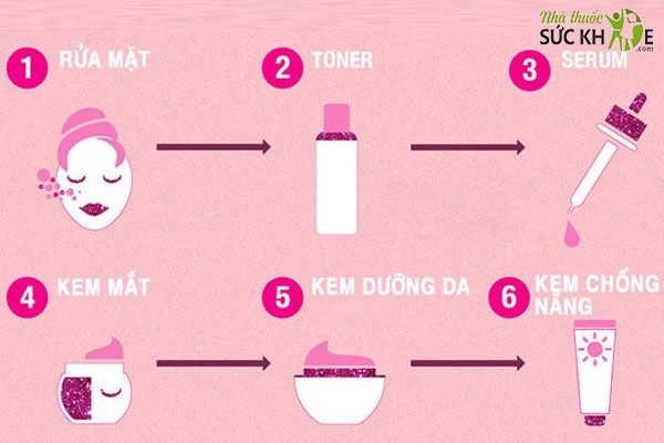 Sử dụng kem dưỡng ẩm trước khi thoa kem chống nắng