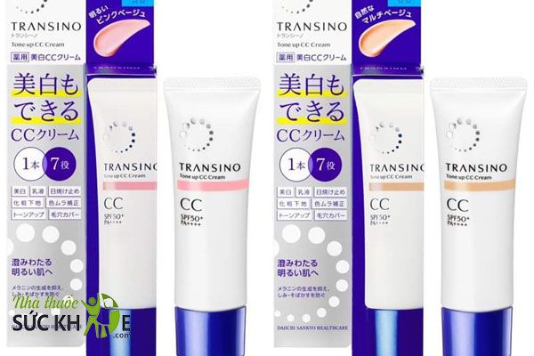 Kem trang điểm Transino Whitening CC Cream SPF50+ PA++++