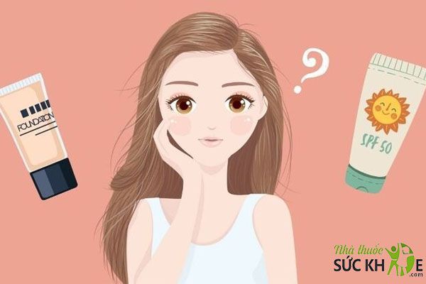  nên thoa kem lót trước hay kem chống nắng trước?