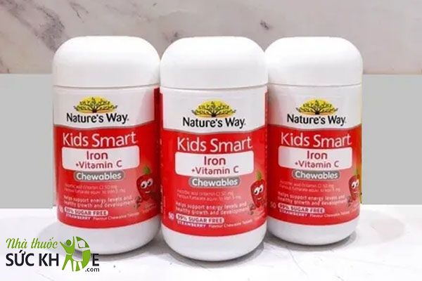 Kẹo dẻo Nature’s Way Kids Smart Iron + Vitamin C