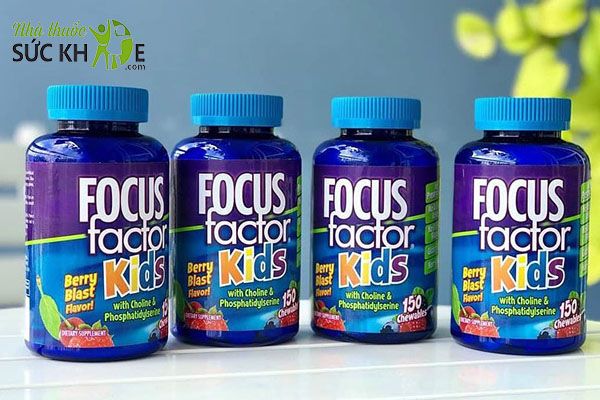 Kẹo Vitamin tổng hợp cho bé Focus Factor Kids