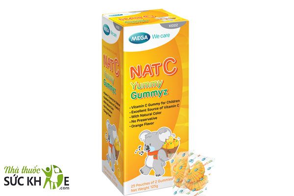 Viên nhai Nat C Yummy Gummyz MEGA We