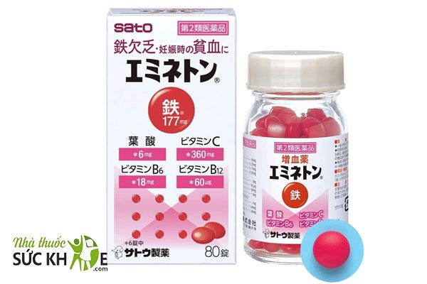 Viên uống bổ sung sắt và Vitamin cho phụ nữ có thai của Nhật FE Sato