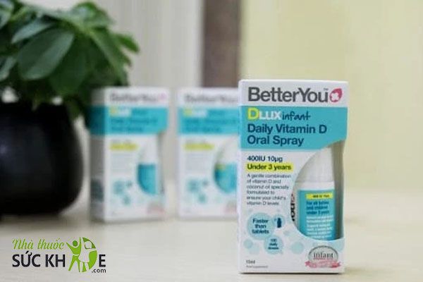 Cách dùng Vitamin D3 cho trẻ sơ sinh Dlux D3 Infant