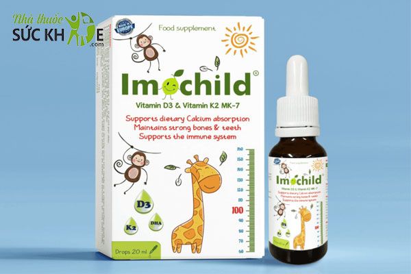 Vitamin D3 K2 tốt nhất cho trẻ sơ sinh ImoChild