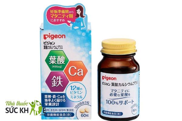 Vitamin tổng hợp cho bà bầu Nhật Pigeon