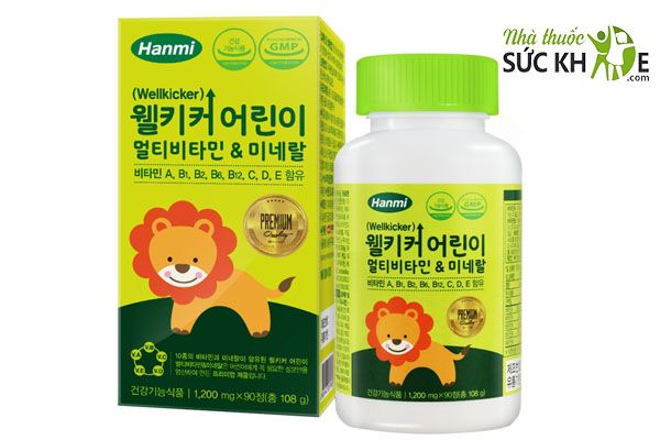 Vitamin tổng hợp cho bé dạng kẹo ngậm Hanmi Well Kicker
