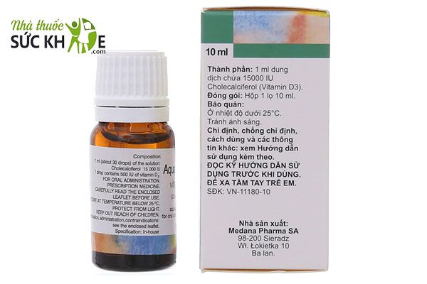Thành phần chính trong Aquadetrim Vitamin D3
