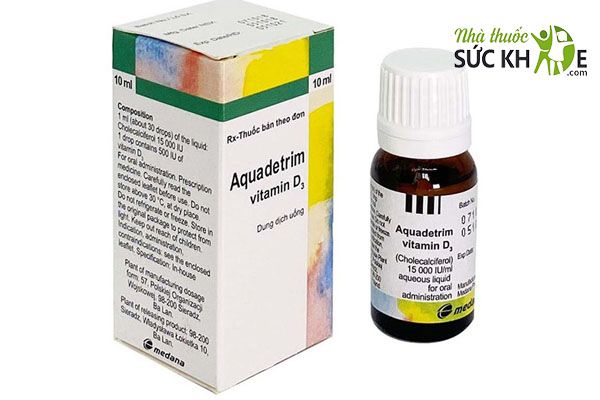 Tìm hiểu chi tiết cách uống Vitamin D3 Aquadetrim cho trẻ sơ sinh